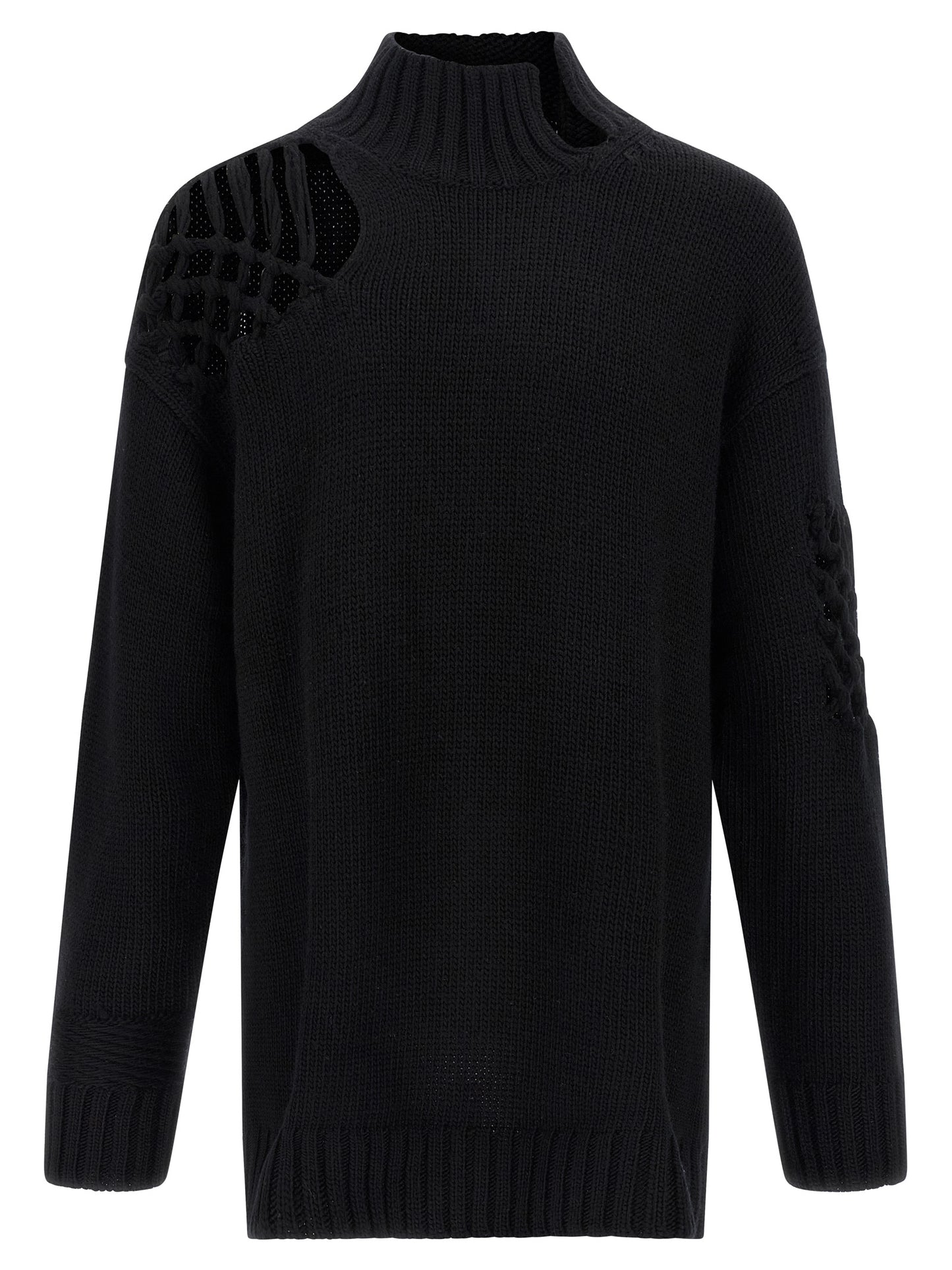 Macramé insert sweater Sweater, cardigans