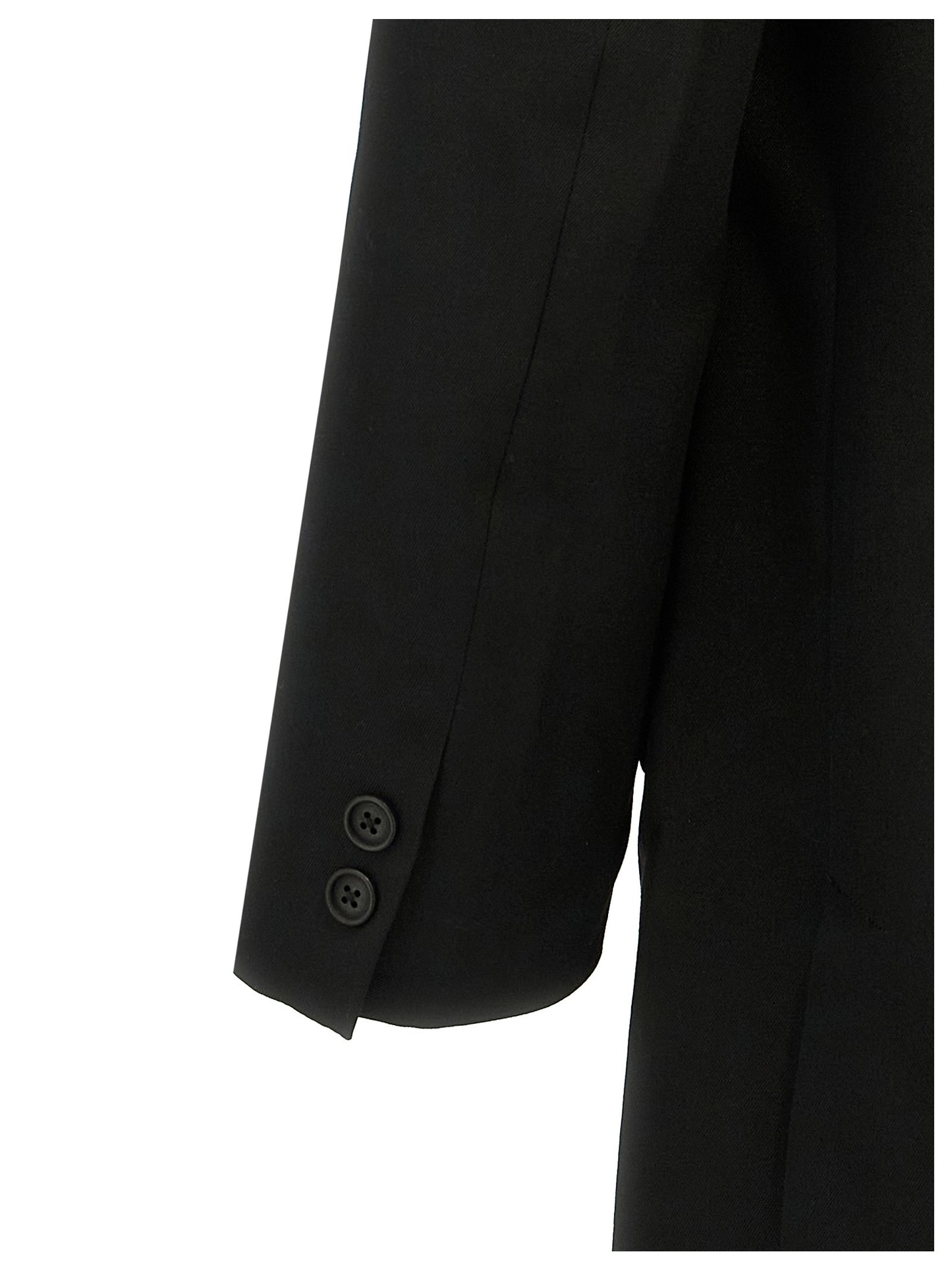 Single-breasted blazer with strap detail Blazer