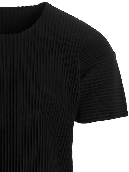 Pleated T-shirt T-shirt