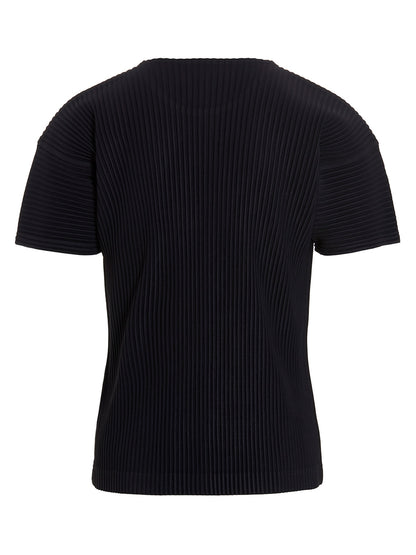 Pleated T-shirt T-shirt