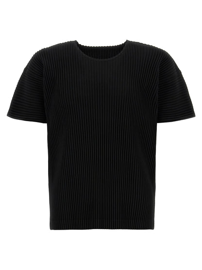 Pleated T-shirt T-shirt