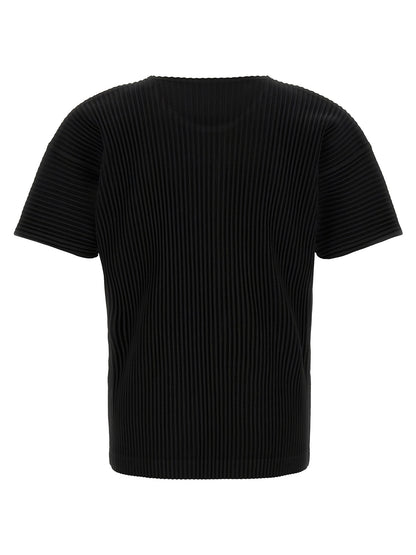 Pleated T-shirt T-shirt