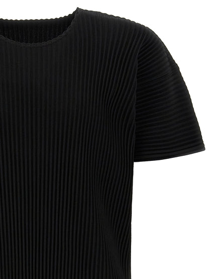 Pleated T-shirt T-shirt