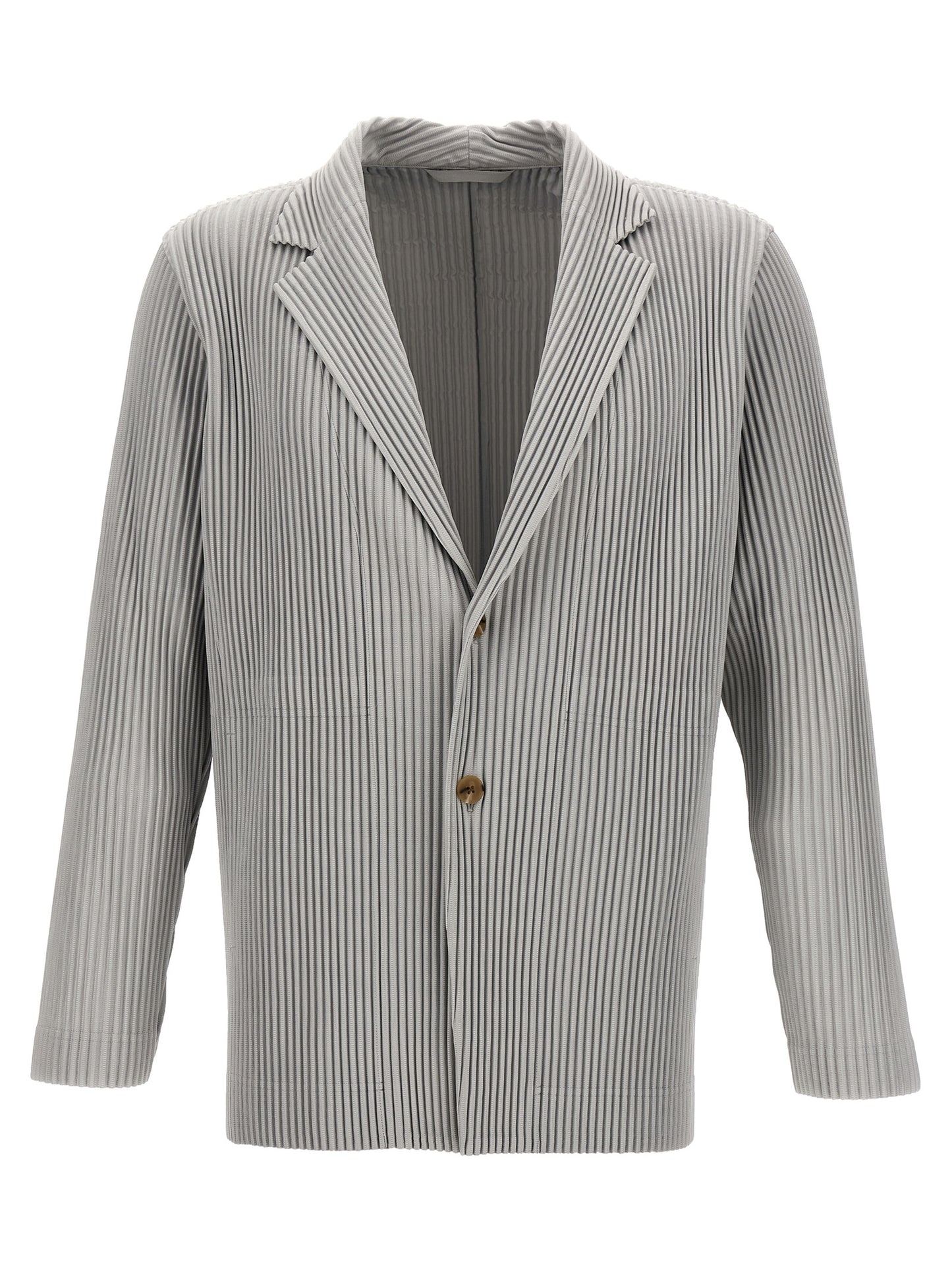 Single-breasted pleated blazer Blazer