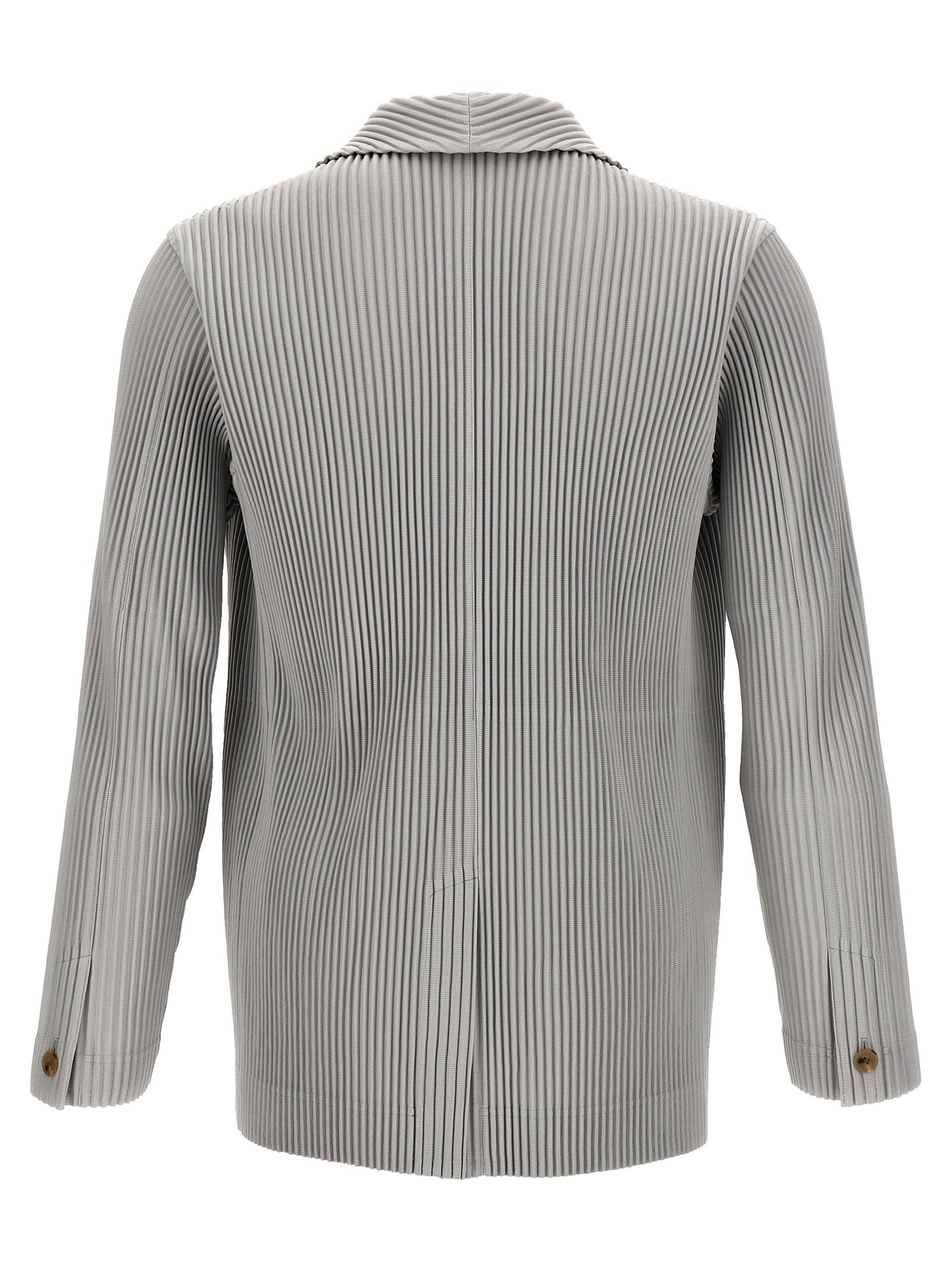 Single-breasted pleated blazer Blazer