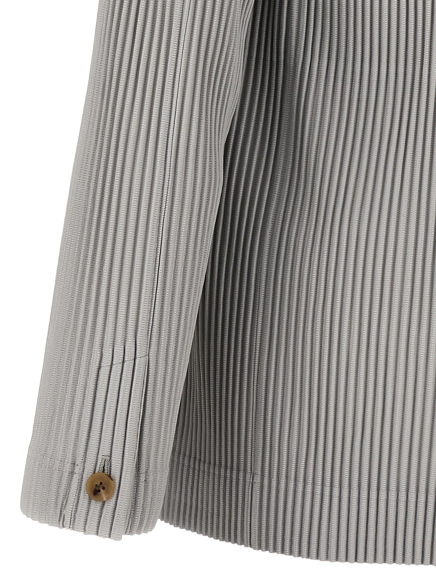 Single-breasted pleated blazer Blazer