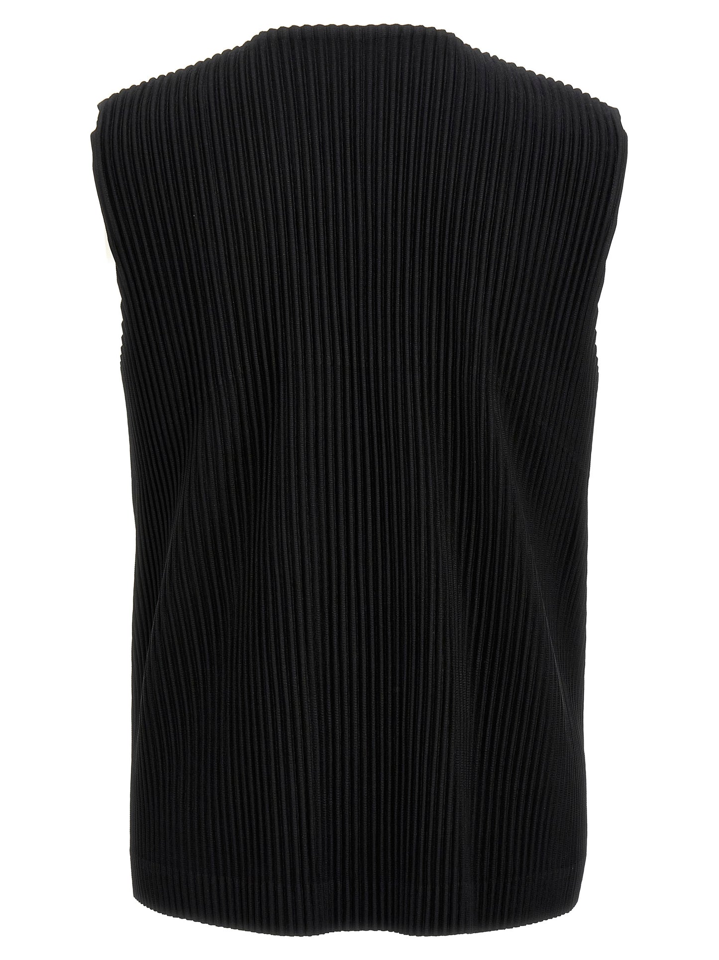 Pleated vest Gilet