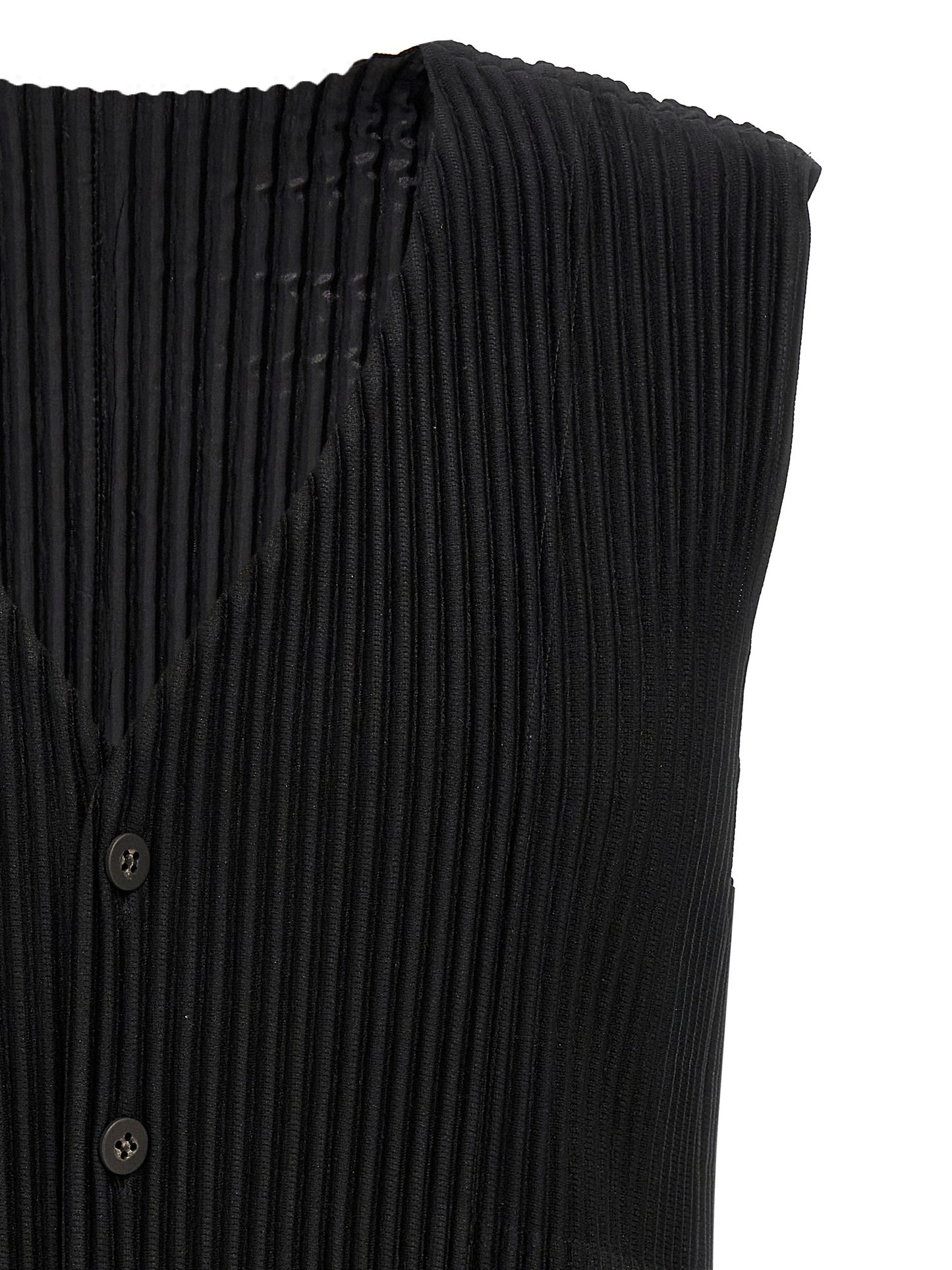 Pleated vest Gilet