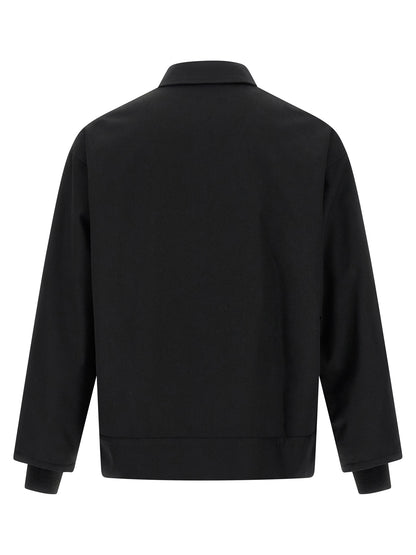 Wool overshirt Down jacket, Parka, Casual jackets