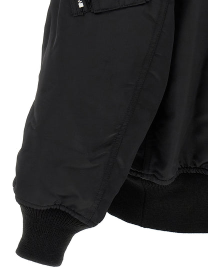 Nylon bomber jacket Down jacket, Parka, Casual jackets