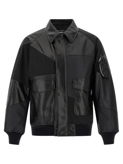 Panel construction bomber jacket Down jacket, Parka, Casual jackets