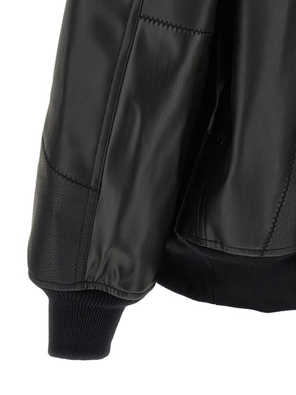 Panel construction bomber jacket Down jacket, Parka, Casual jackets