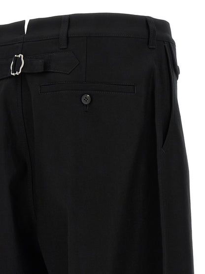Curved leg pants Pants