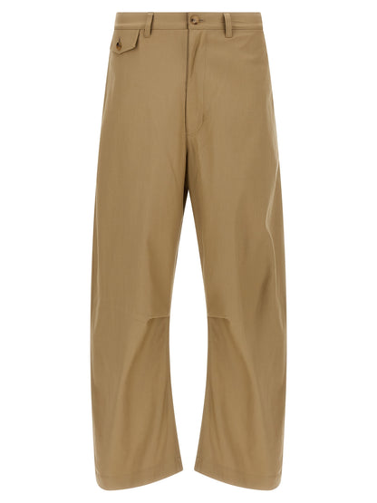 Curved leg pants Pants