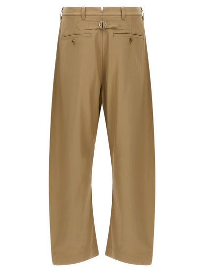Curved leg pants Pants