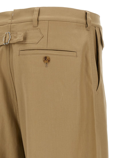 Curved leg pants Pants
