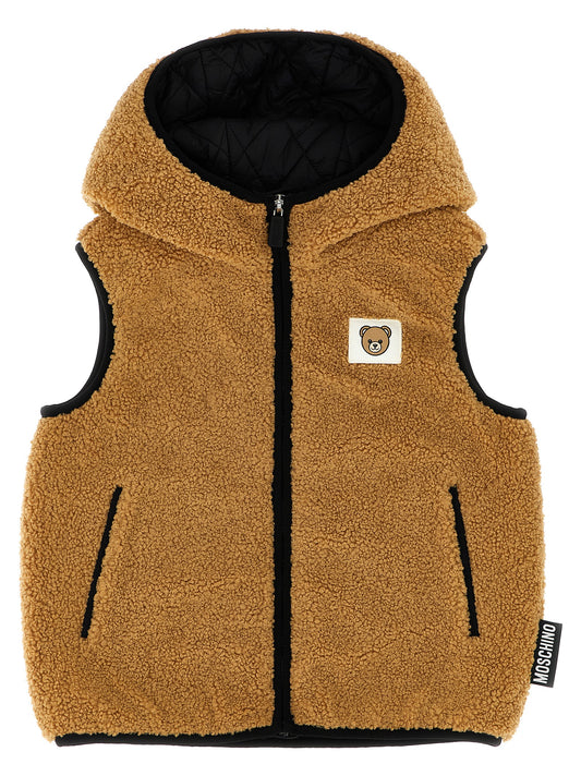 'Moschino Teddy Bear' Sherling vest Gilet