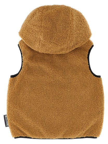 'Moschino Teddy Bear' Sherling vest Gilet