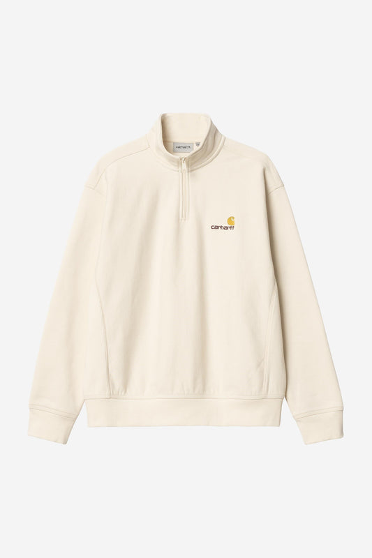 Carhartt Wip Half zip american script sweatshirt cotton/polyest