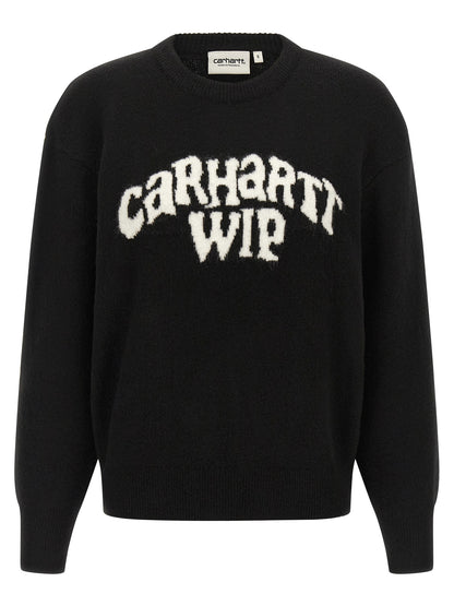 Logo intarsia sweater Sweater, cardigans