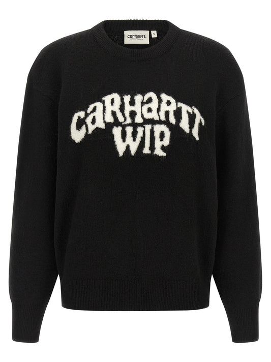 Logo intarsia sweater Sweater, cardigans
