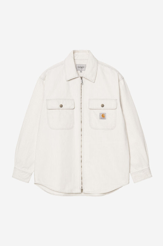 Carhartt Wip Mercer shirt jac 'mercer' hickory stripe
