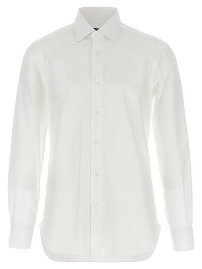 Honeycomb cotton shirt Shirt, blouse