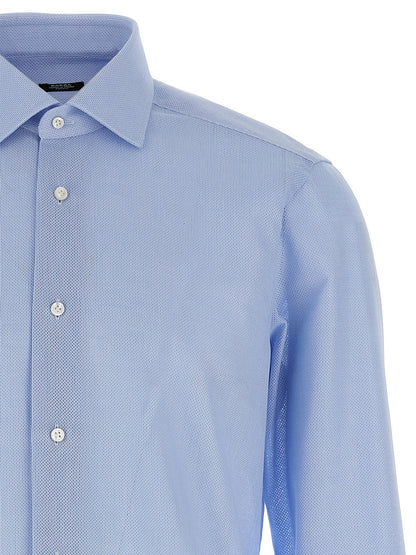 Honeycomb cotton shirt Shirt, blouse