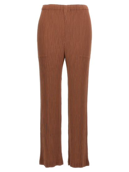 'Hatching Pleats' pants Pants