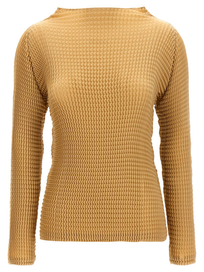 'Suede Like Pleats' blouse Shirt, blouse