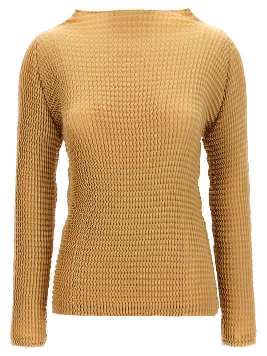 'Suede Like Pleats' blouse Shirt, blouse