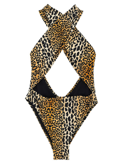 'Italian stallion' one-piece swimsuit Beachwear