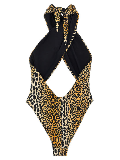 'Italian stallion' one-piece swimsuit Beachwear