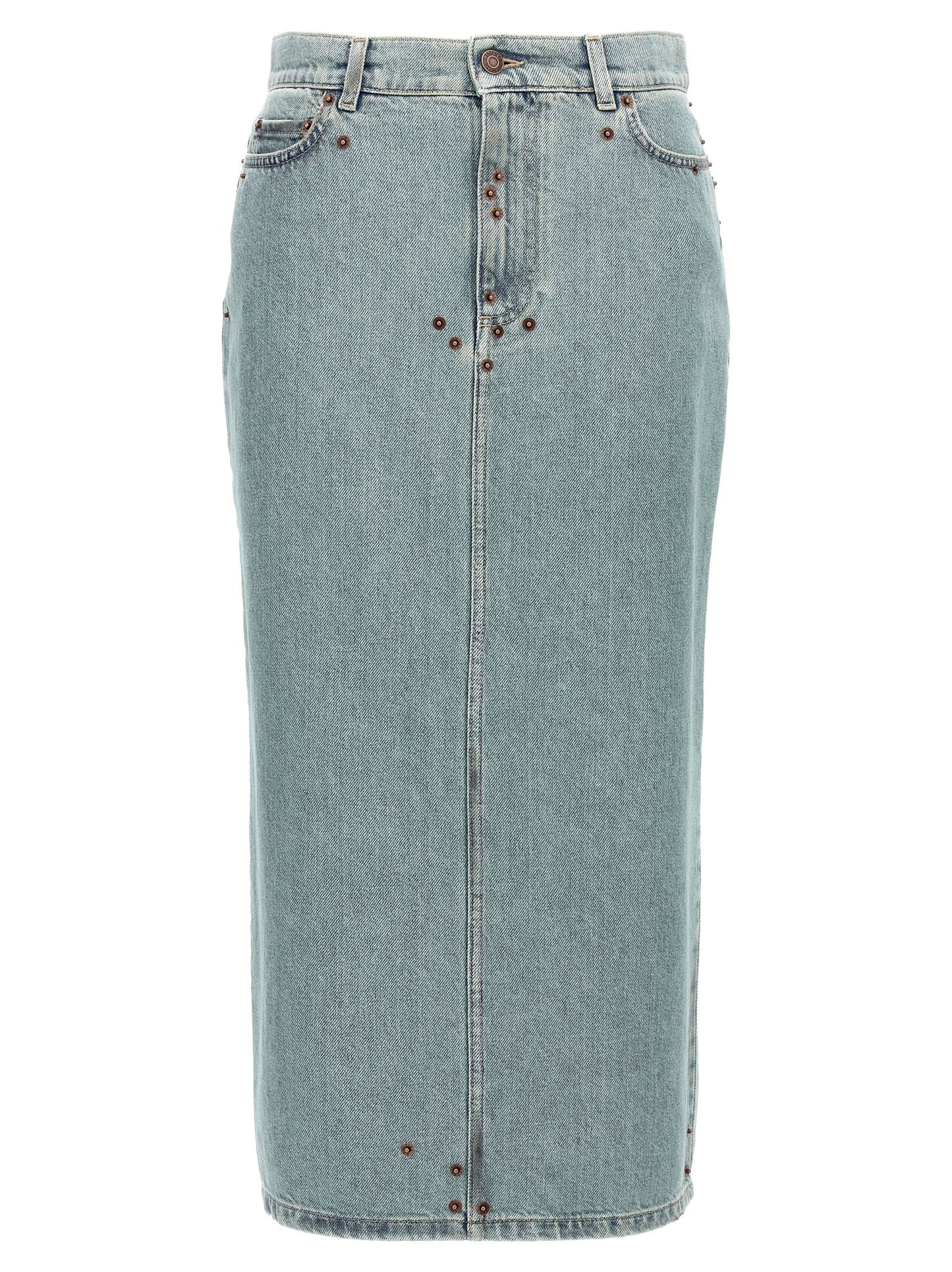 Rivets denim skirt Skirts