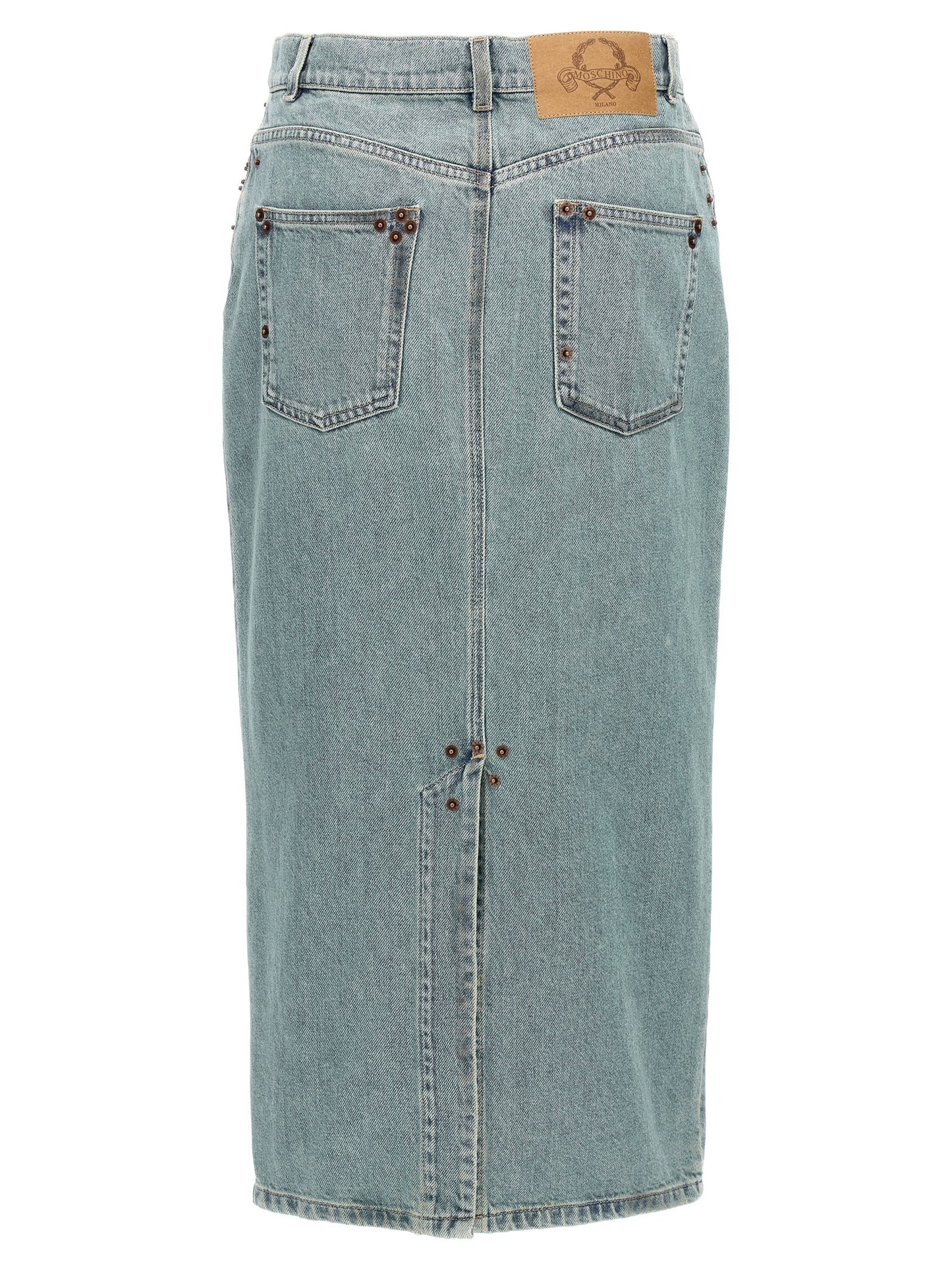Rivets denim skirt Skirts