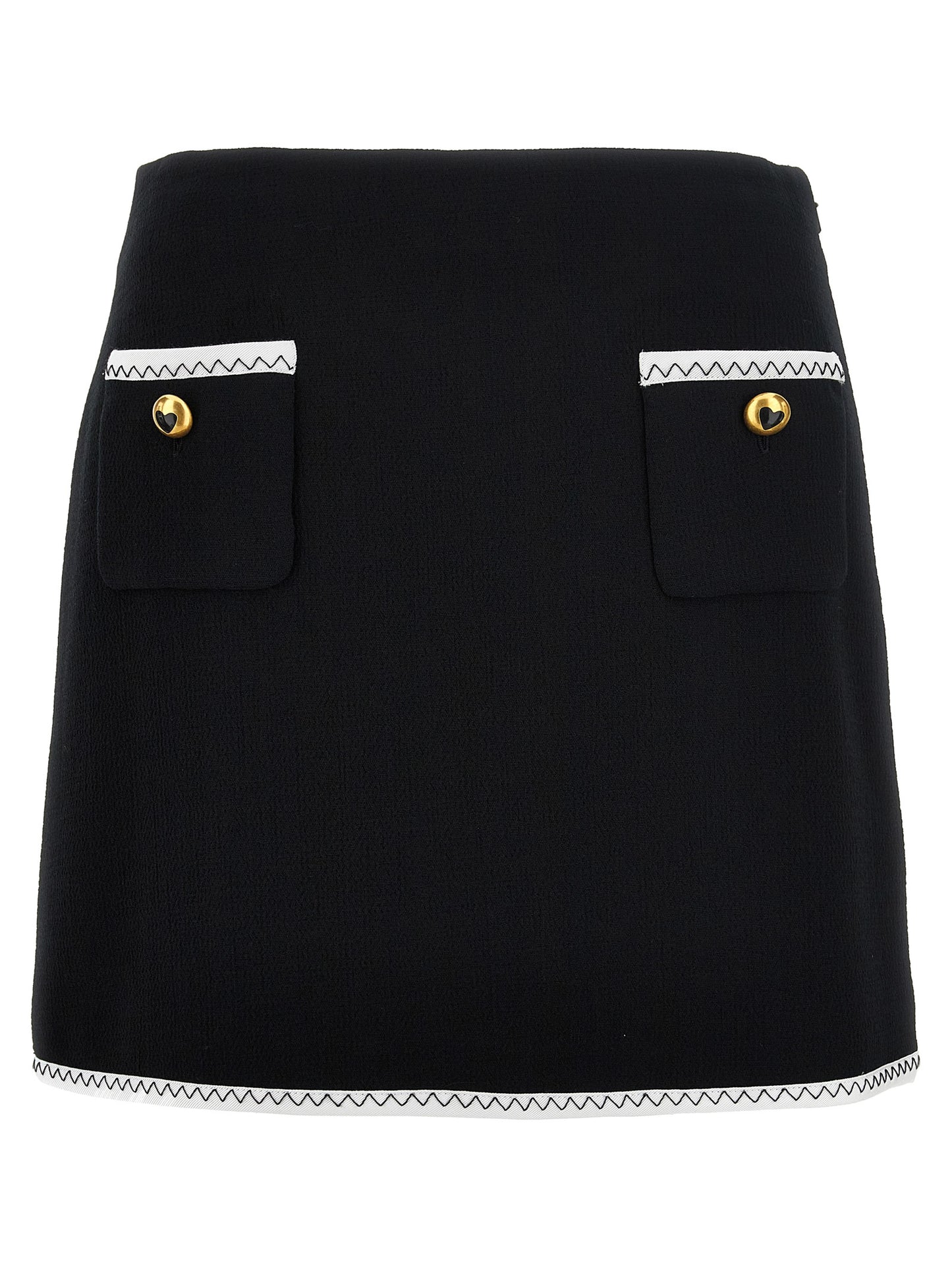 Heart button skirt Skirts