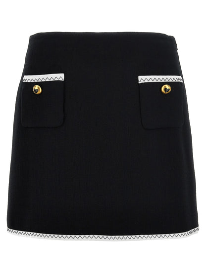 Heart button skirt Skirts