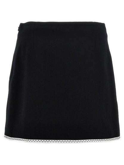 Heart button skirt Skirts