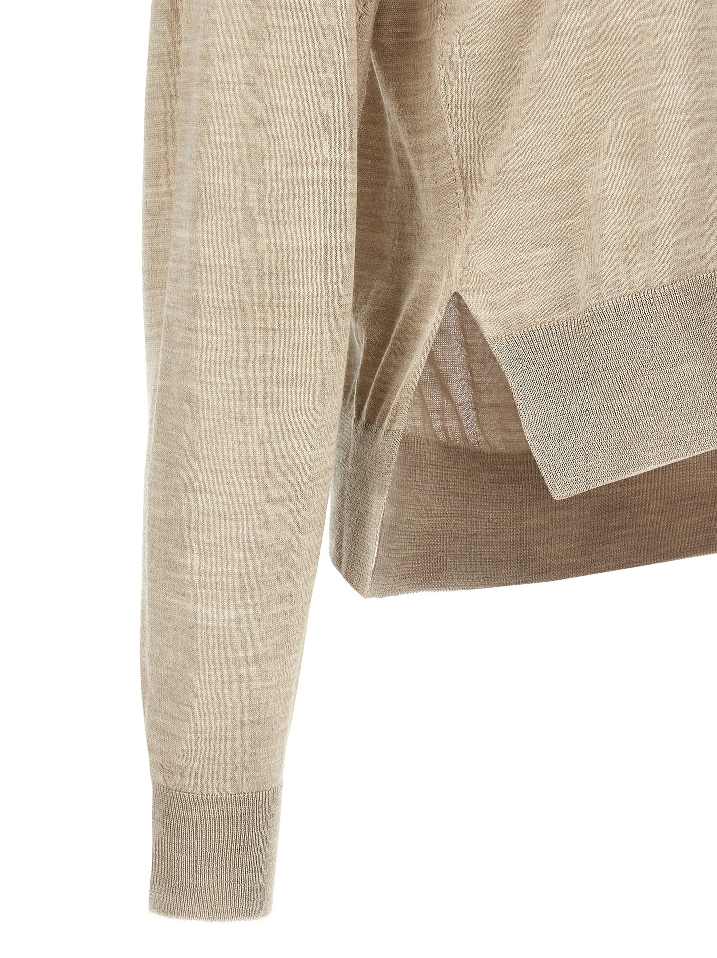 Asymmetrical mesh Sweater, cardigans