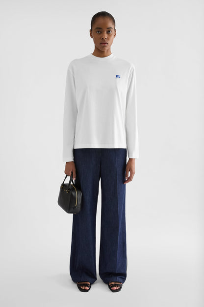 Jil Sander T-shirt cn ls emb