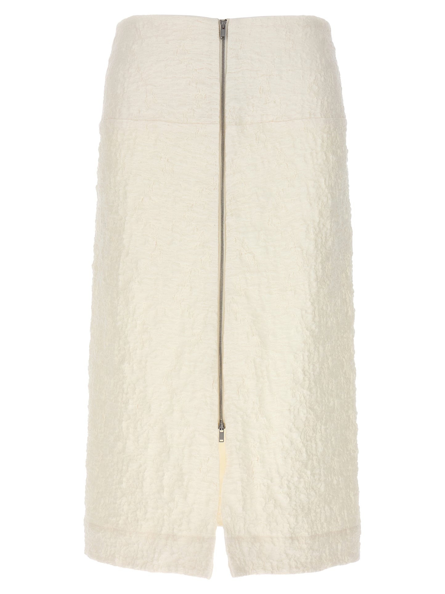 Embossed cotton skirt Skirts