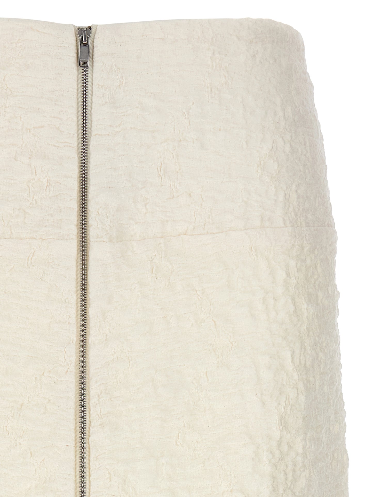 Embossed cotton skirt Skirts