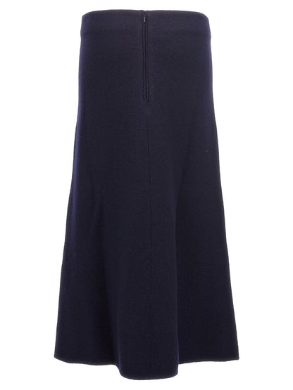 Long wool skirt Skirts