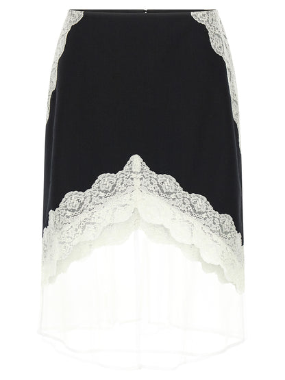 Organza lace wool skirt Skirts