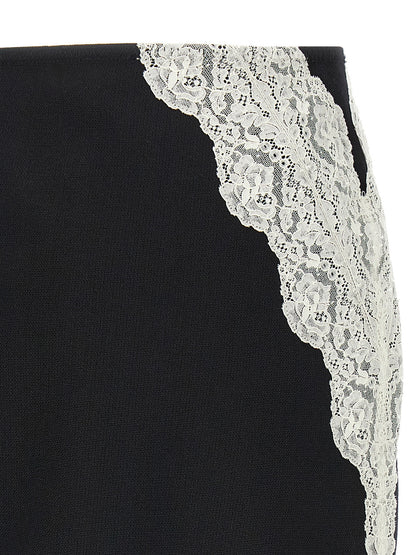 Organza lace wool skirt Skirts