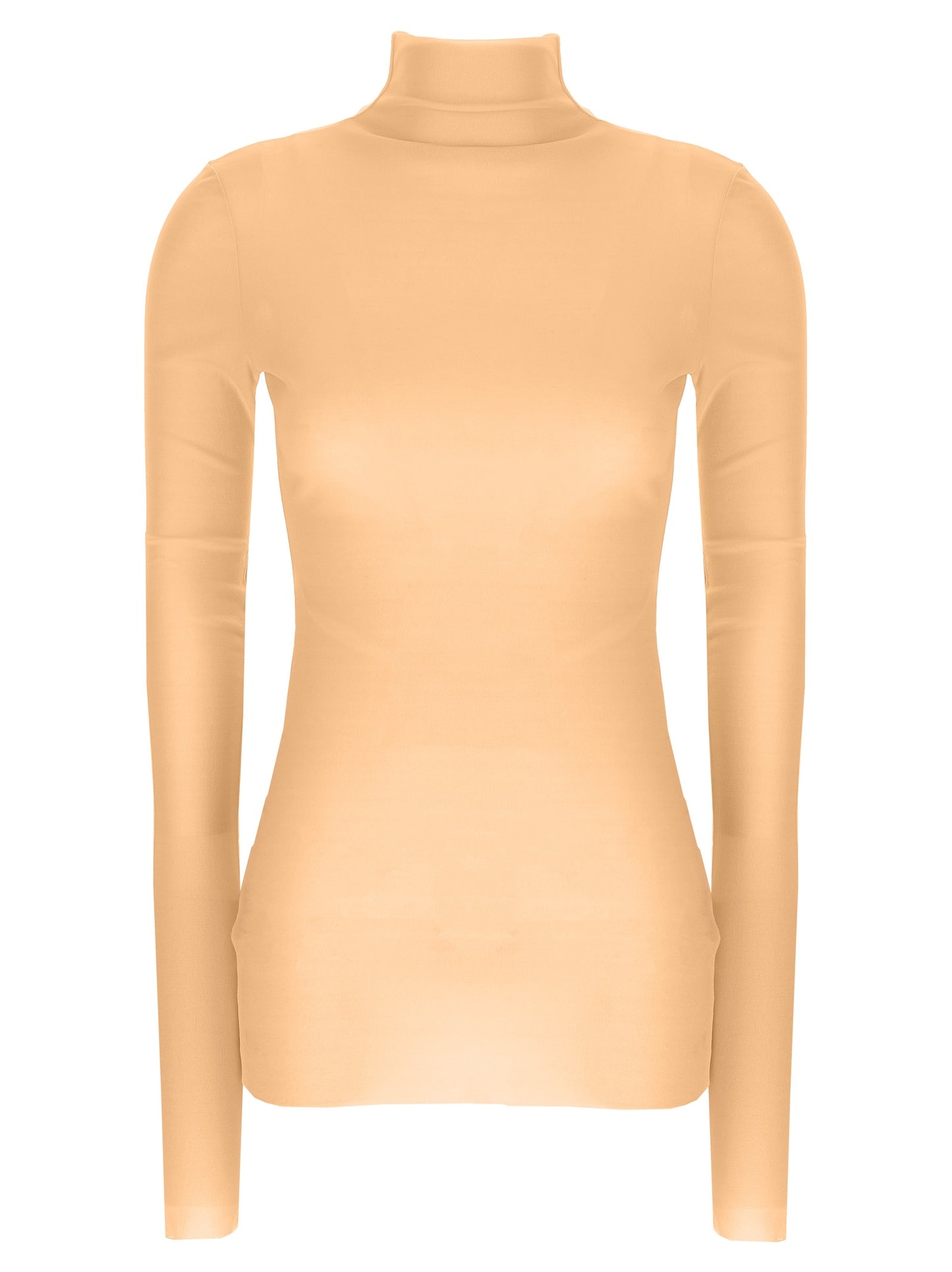 Silk turtleneck top Tops