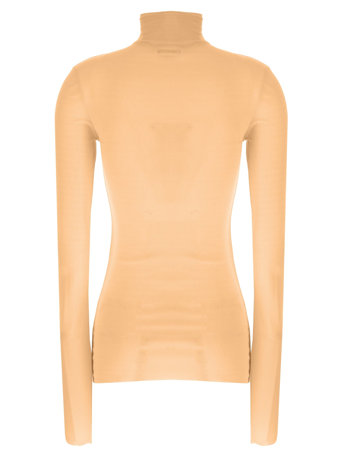 Silk turtleneck top Tops