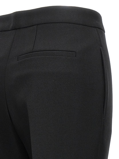 Pleated wool trousers Pants