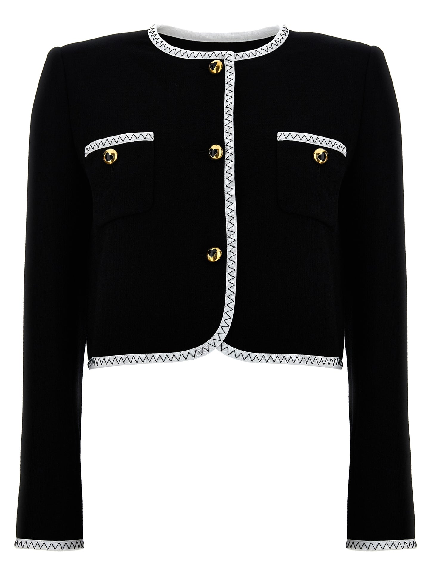 Crepe short jacket Blazer and Suits