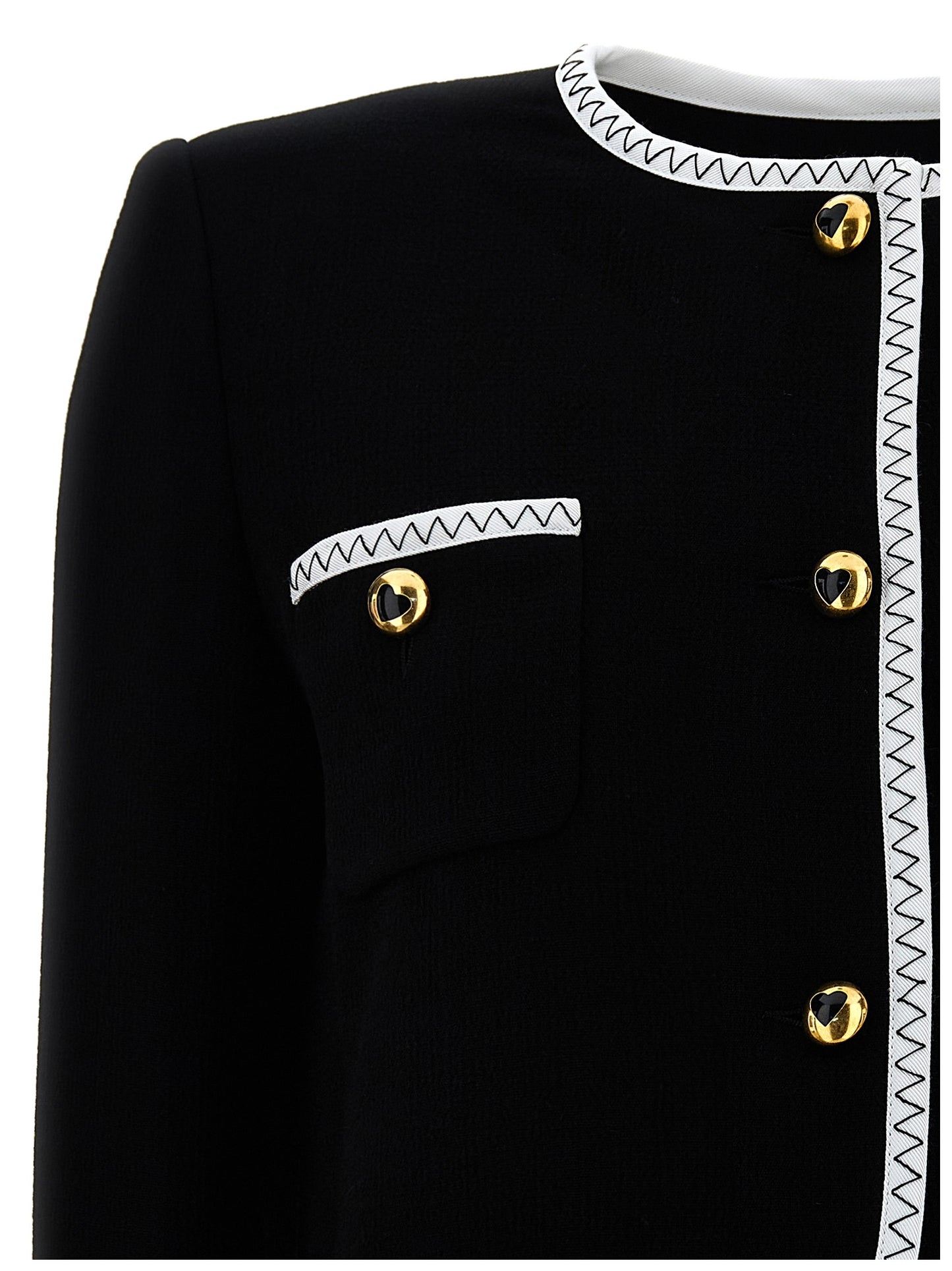 Crepe short jacket Blazer and Suits